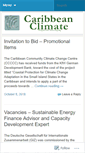Mobile Screenshot of caribbeanclimateblog.com